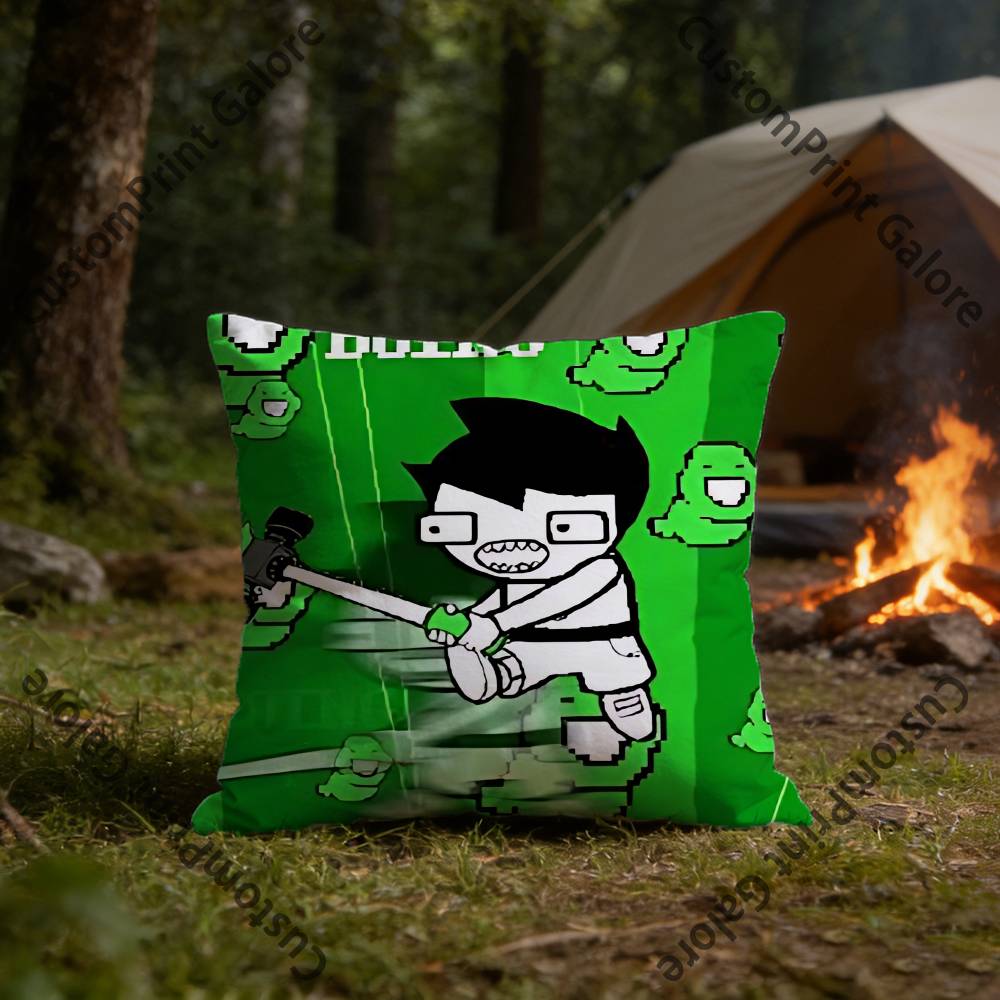 

HHomestuck HD Print Square Pillow Cover Polyester Lightweight Customizable for Home Office Sofa Decor 30x30 cm