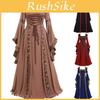 Gotisches Vintage Mittelalter Damenkleid Für Renaissance Cosplay Halloween Kostümparty
