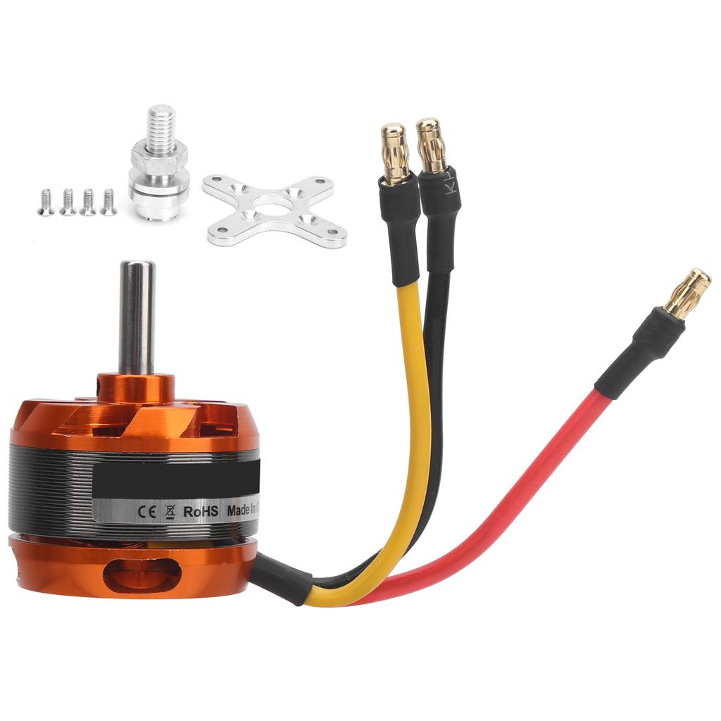 D3530 1700KV Brushless Outrunner Motor Replacement with Adapter for Remote Control Plane
