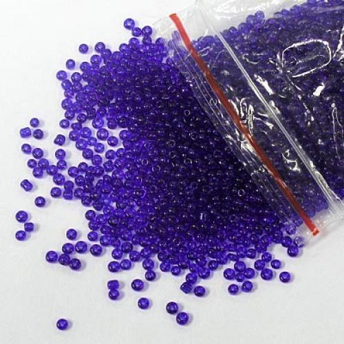 45g Royal Blue 11/0 Skleněné rokajlové perličky