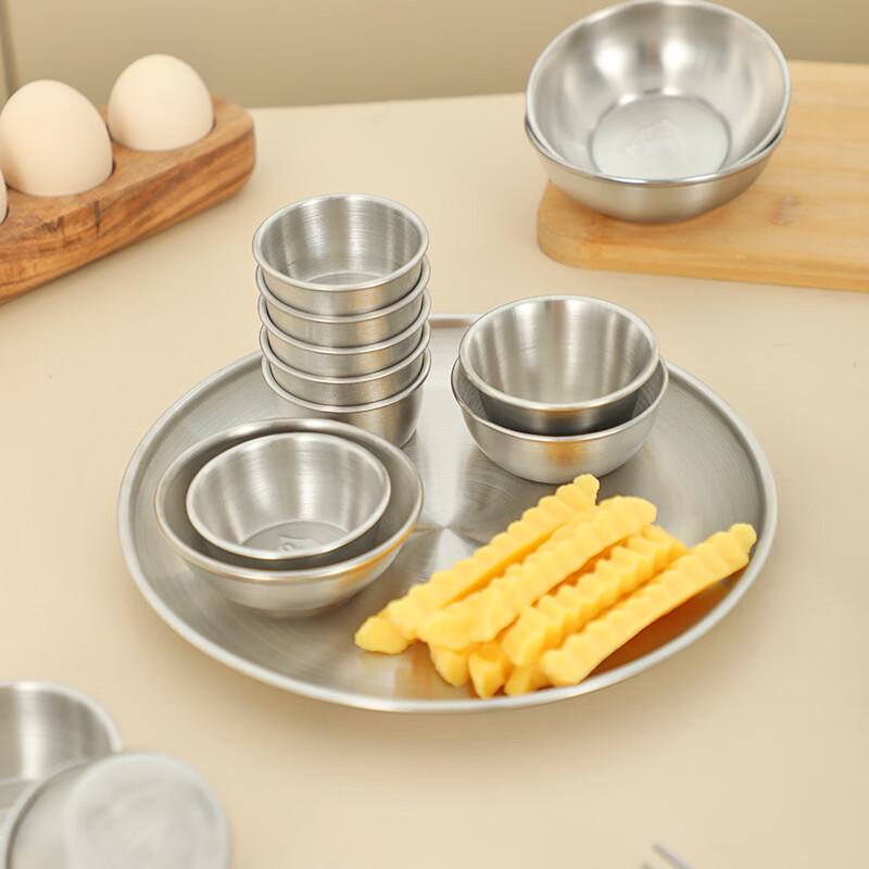 ZISIZ Small Stainless Steel Sauce Cup Set