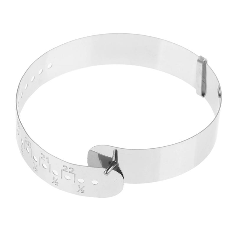 

Stainless Steel Bangle Sizer Gauge Adjustable Wrist Bracelet Measure Tools