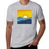 AroAce Pride Sunrise Landscape T-Shirt shirts graphic tees kawaii clothes cute clothes vintage slim fit t shirts for men
