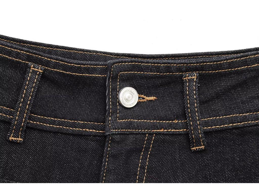 2025 Spring High-Waist Wide-Leg Jeans with Pocket Detail - European & American Style