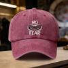 No Fear Owl Eyes Washed Baseball Cap Embroidered Graphic Distressed Cotton Unisex Outdoor Hat