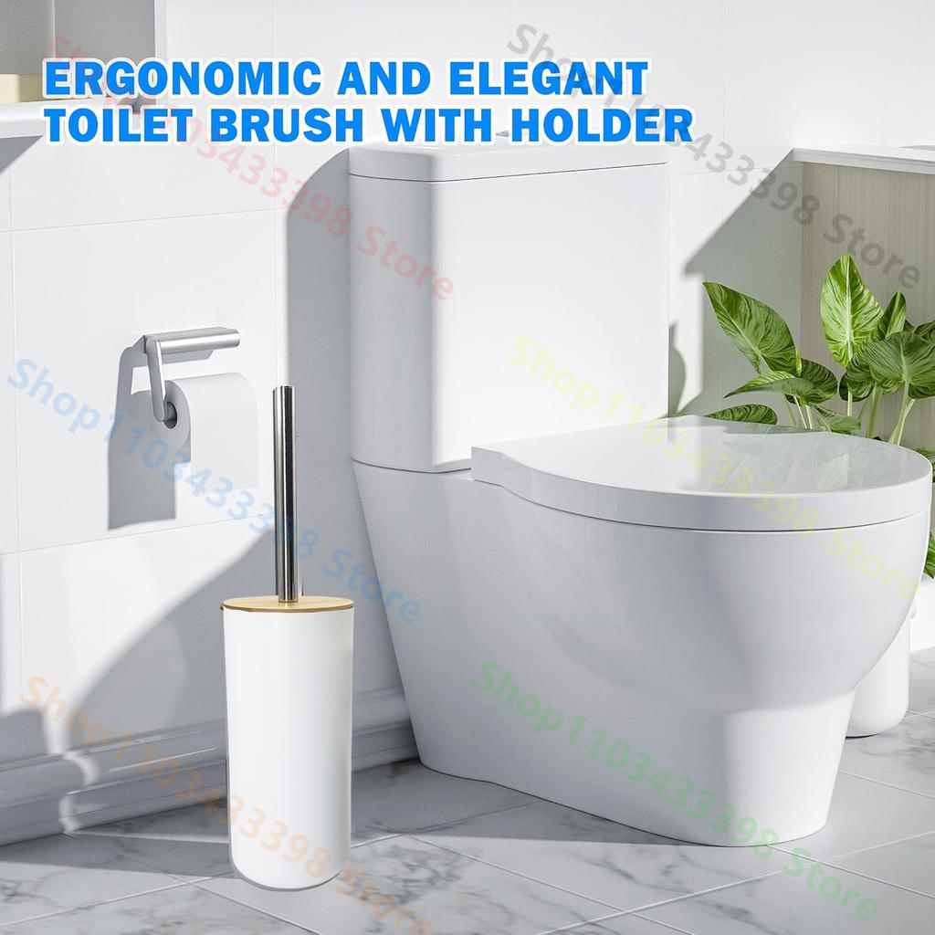 Toilet Bush Long Handle Plast Durable Cleaning Brush Home Decor Bathroom Accessories Detachable White Black Grey Bush for Toilet