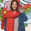 Mary Autumn and winter large grid imitation cashmere red Korean version student plaid scarf shawl couple warm scarf