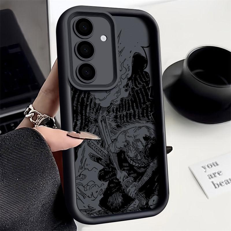 Roronoa Zoro Manga Phone Case For Samsung S26 S25 S24 S23 S21 S20 Ultra One Pieces For Galaxy S25 S24 FE S26 Plus Silicone Cover