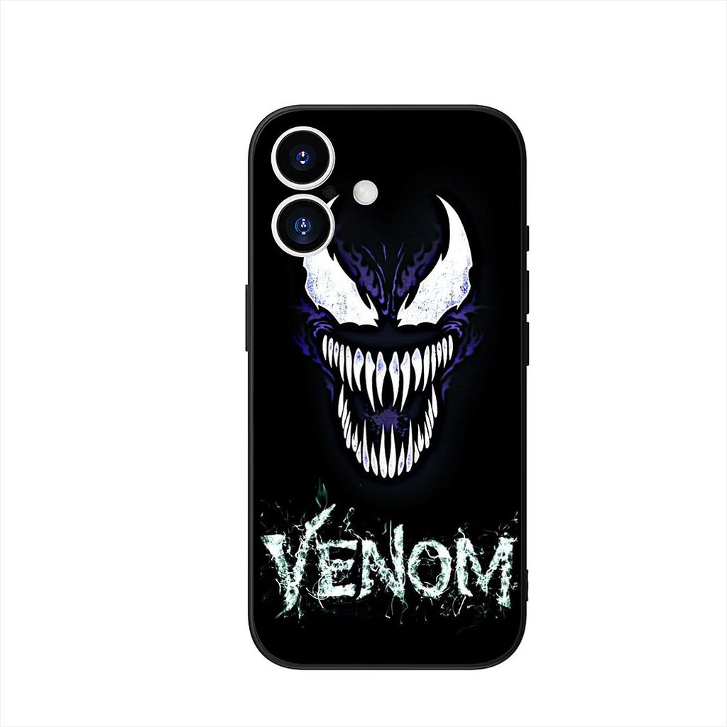 Phone Cover for Samsung Galaxy A55 A54 A25 A36 A17 A26 A35 A33 A34 A14 A37 S8 S9 S20 S21 FE S10 Plus Case Marvel Venom Casing