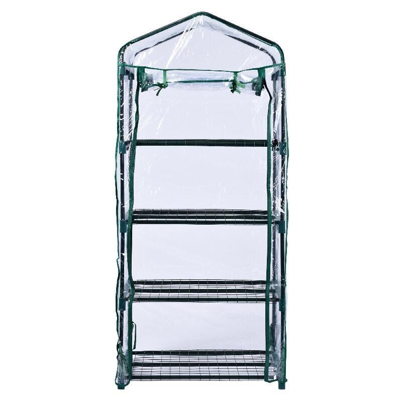 Flower Room Four Layer PVC Greenhouse Garden Plant Insulation Shed Transparent Ornamental Seedling Shed
