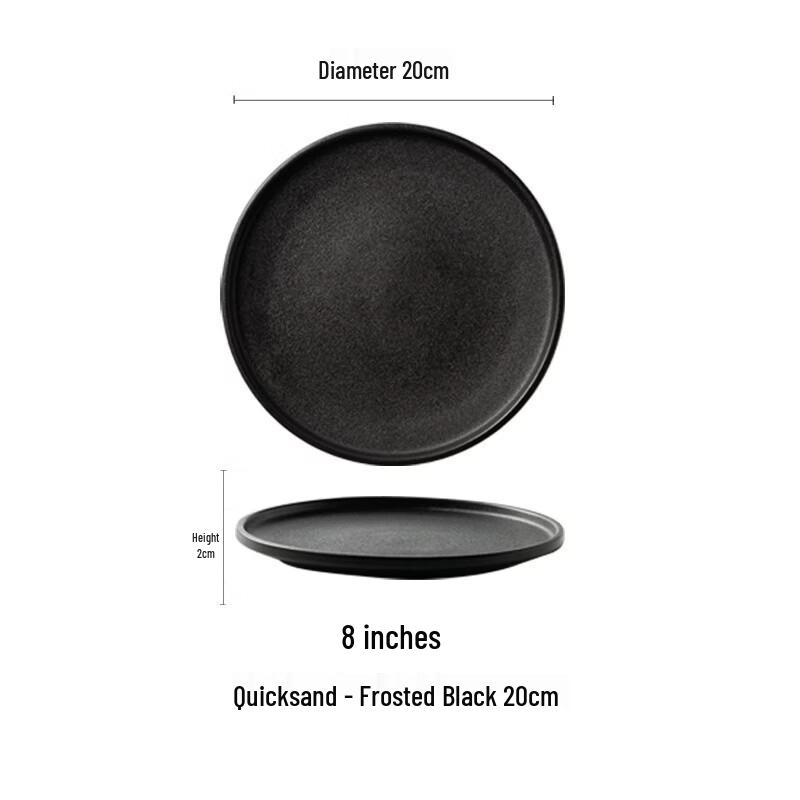 Xiang Chong Modern Matte Ceramic Dinner Plates