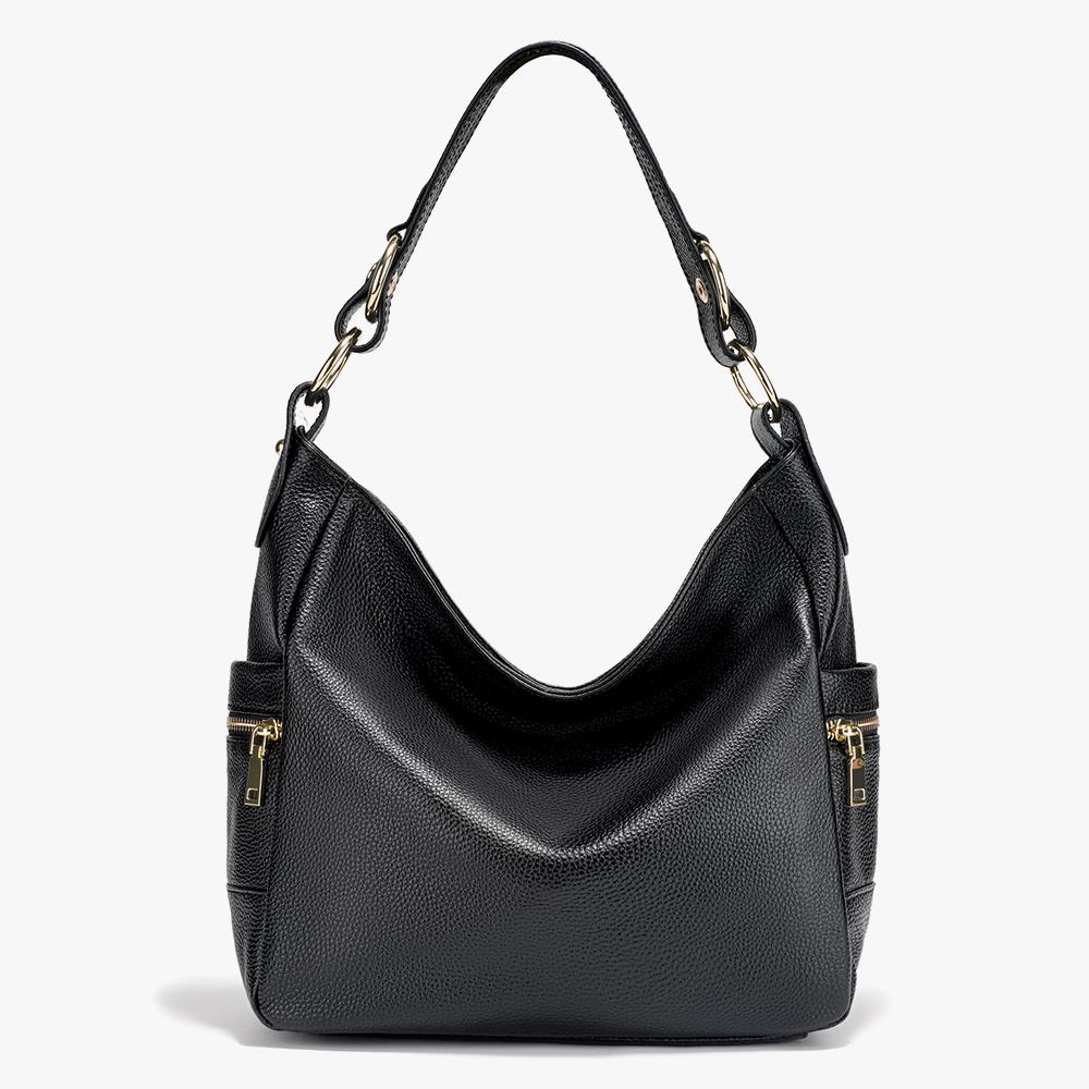 Элегантная женская сумка через плечо Zency, 100% натуральная кожа