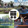 6Pcs Trampoline Mat Hole Fix Patches With Scraper Trampoline Repair Adhesive Patches for Holes and Tear Enduring