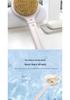 Exfoliating Dual-Bristle Shower Brush with Detachable Head and Long Handle
