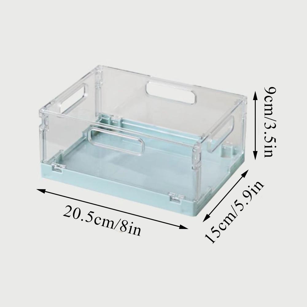 Transparent Desktop Cosmetic Storage Drawer Stackable Storage Box Acrylic Rack Sundries Snack Makeup Storage Basket Organizer