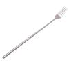 Silver Stainless Telescopic Extendable Fork Dinner Fruit Dessert Long Cutlery Forks BBQ Meat Fork Kitchen Dinnerware Tableware