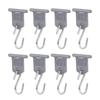 RV Awning Light Clips 8 Hangers 8 S Shaped Hooks 304 Stainless Steel Camping Awning Hooks for Outdoor Tent Home Party