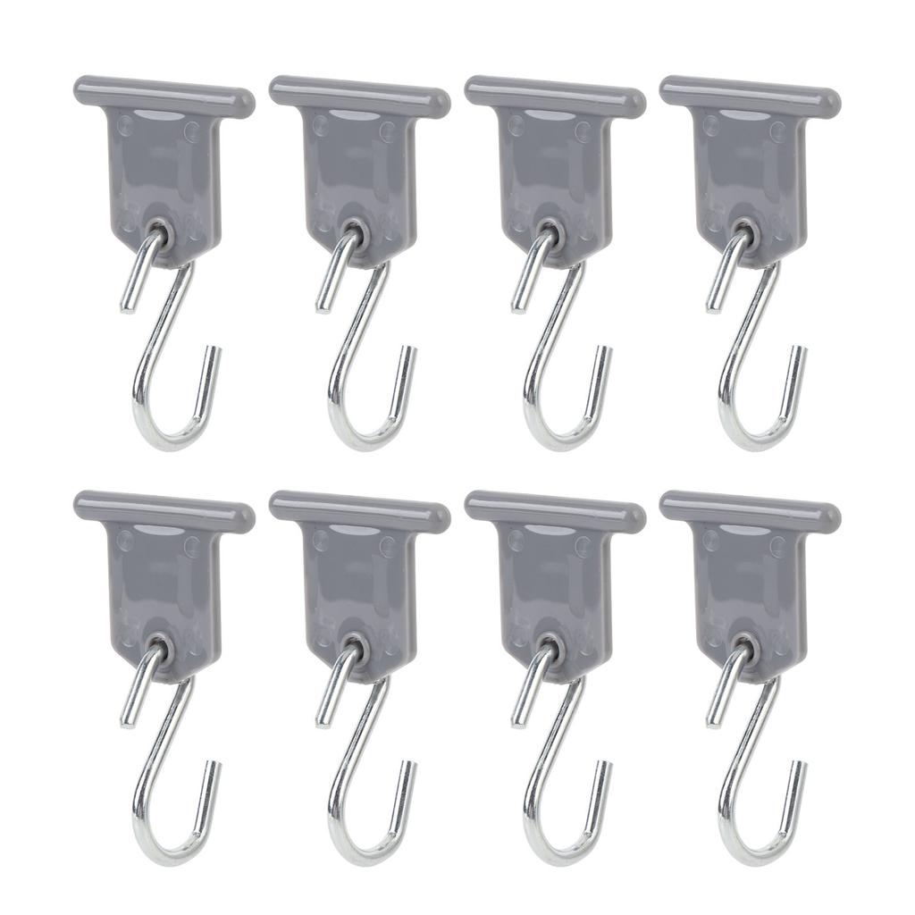 RV Awning Light Clips 8 Hangers 8 S Shaped Hooks 304 Stainless Steel Camping Awning Hooks for Outdoor Tent Home Party