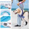 Reusable Pet Cooling Neck Wrap, Summer Cartoon Ice Collar for Dogs Cats, Heat Relief Cold Scarf for Outdoor Walk