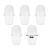 5/10PCS Clear Seedling Nursery Pots with Breathable Cover Seed Starting Grow Cup Flower Plant Containers Garden Vegetable Pot