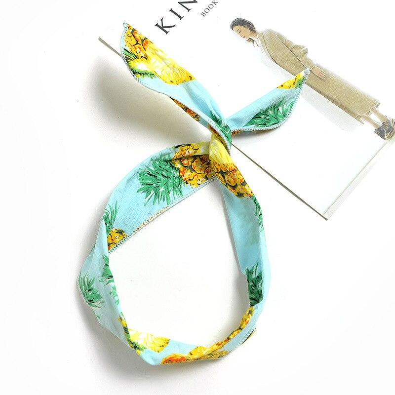 Damen Cross Einfarbig Haarbänder Mädchen Print Blume Stirnbänder Mode Turban Make-up Haarschmuck