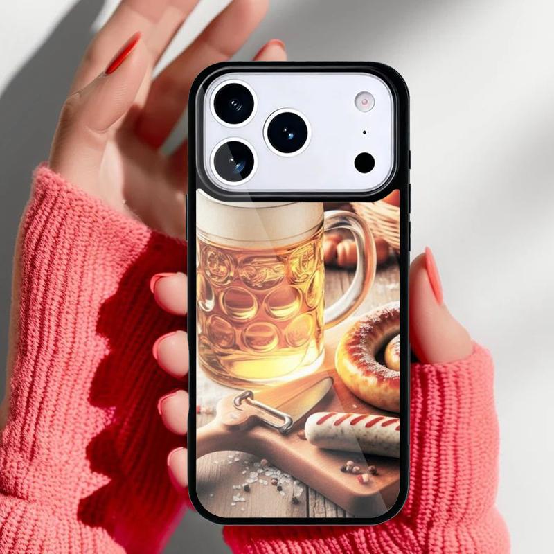 

Traditional Beer And Bread Phone Case for iPhone 17 Air 16e 15 14 13 Pro Max Back Cover for 12 11 Pro Coque iPhone 14
