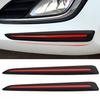 1 Pair Car Bumper Guard Anti-Collision Anti-Scratch Protective Strips for Front & Rear Universal