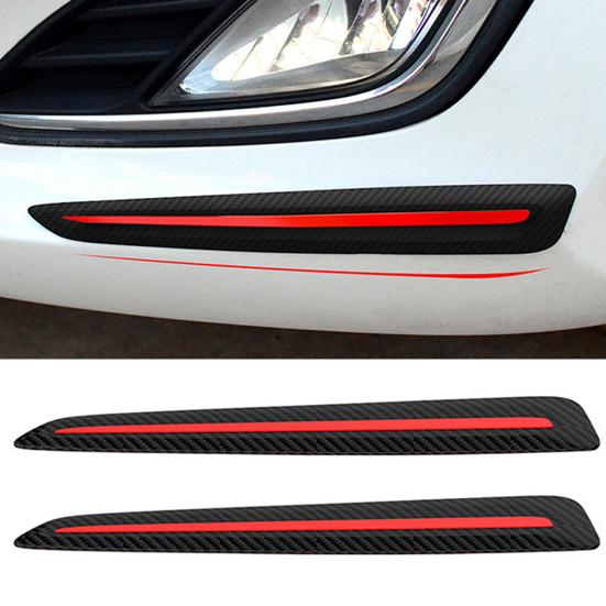 1 Pair Car Bumper Guard Anti-Collision Anti-Scratch Protective Strips for Front & Rear Universal Car Bumper Protector Guard for Most Vehicles