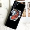 Tattoo Japanese Koi Dragon Wave Case For Oppo A96 A76 A16 A18 A38 A58 A78 A98 A15 A17 A77 A74 A94 A54 A57S A40 A60 A80 Cover