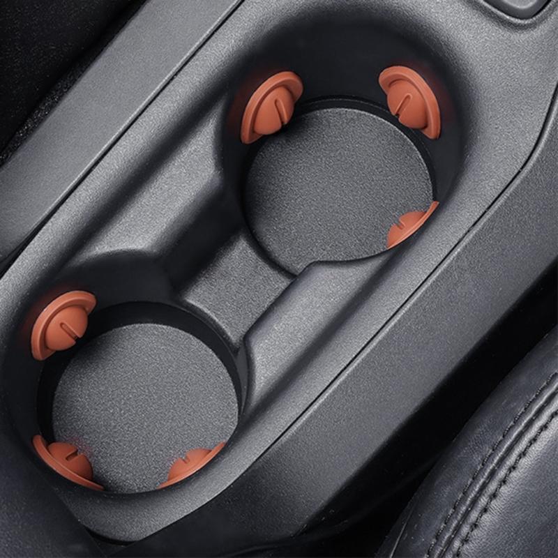 

Silicone Pad Car Cup Holders Limiter Vehicle Console Stabilizer Noise Reduction