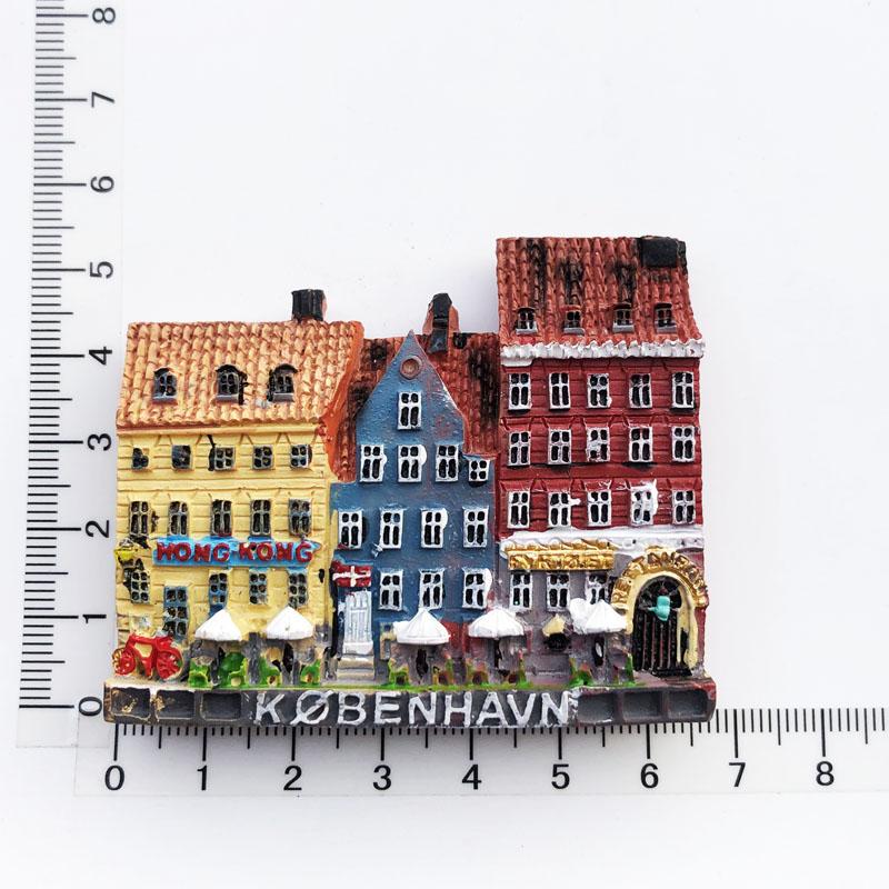 Denmark Travelling Fridge Magnets Home Decor Denmark Tourism Souvenirs Fridge Stickers Message Board Magnetic Stickers Gifts