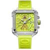 ONOLA Multifunctional Luxury Fashion Quartz Wristwatches for Men Silicone Strap Waterproof Luminous Chronograph Reloj Hombre