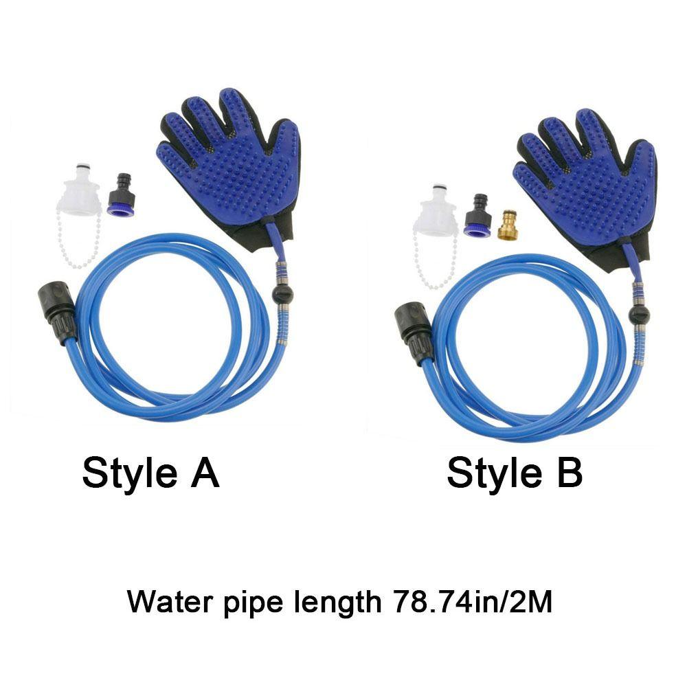 Adjustable Pet Spray Dehairing Brush Eco Friendly Dog Showerhead Pet Massage Glove  Pet Shower