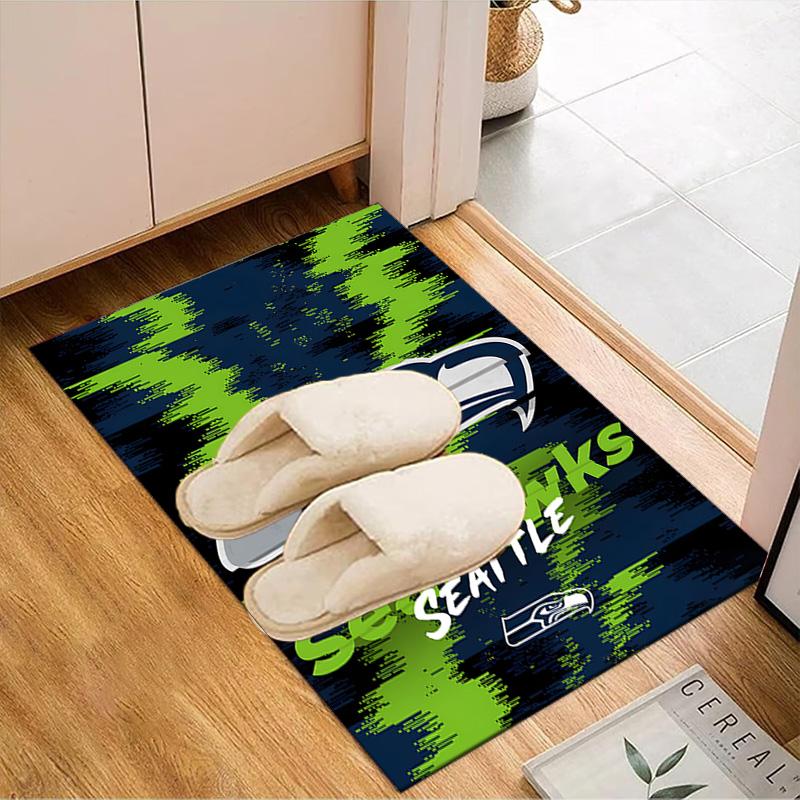 Seahawks Team Spirit Rug Game Carpet, Floor Mat for Bedroom Living Room Entryway Rug, Home Decor Idea Gift for Christmas birthday