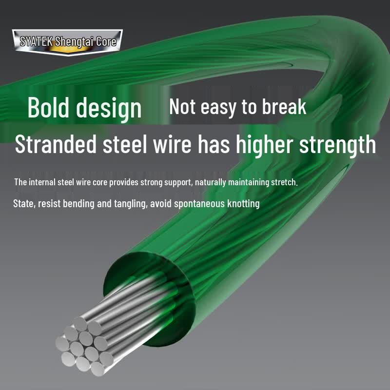 SYNTEK Coated Steel Wire Measuring Rope