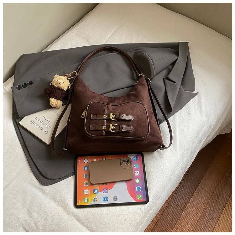 Leisure commuting large-capacity tote bag women's 2025 new Korean version of fashion trend backpack versatile messenger bag