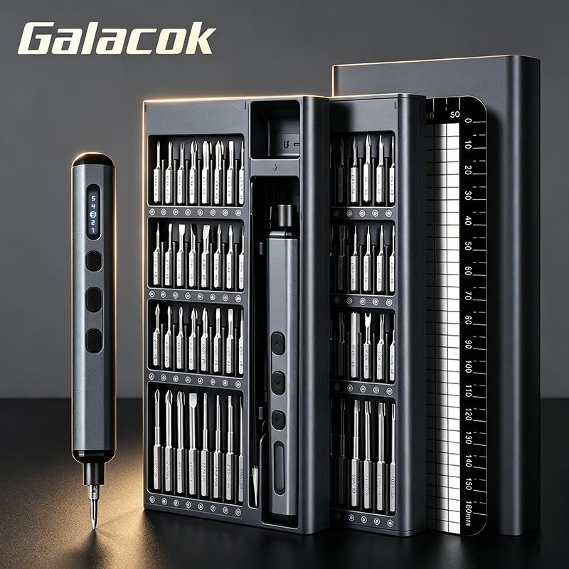 68 In 1 Electric Screwdriver Set 5 Torque Settings Precision Power Tool Magnetic Screw Driver Bits for iPhone Glasses Watch PC