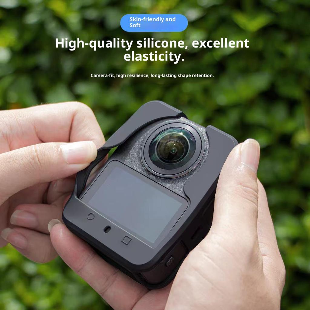 For DJI Osmo 360 Soft Silicone Protective Case Full Body Protection Action Camera Anti Scratch Cover