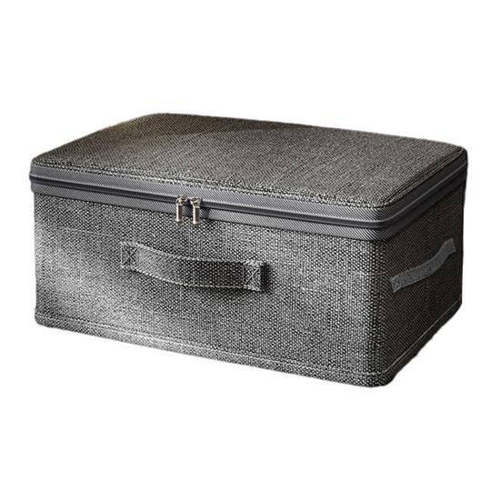 Складной тканевый ящик для хранения Куб Ящик для хранения с крышкой на молнии Штабелируемый Органайзер для хранения в шкафу S 800₽