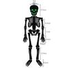 Halloween Door Skeleton Party Favors Skeleton Figures House Door Hanger Felt Party Accessory Front Door Ornaments For Garden