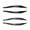 2 Stück Scheinwerfer-Augenbrauen-Deckel für BMW 5er F10 F11 2015 2016 2017 Frontscheinwerfer-Aufkleber Zierleiste Karosserie-Kits