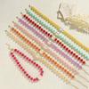 Bohemian Pearl Beaded Necklace: Colorful, Simple, Vacation-Ready Clavicle Chain for Women