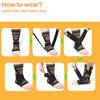 Durable And Safe 1Pcs Copper Ankle Brace Infused Compression Sleeve Support For Plantar Fasciitis Sprained Ankle Achilles Tendon Pain Relief