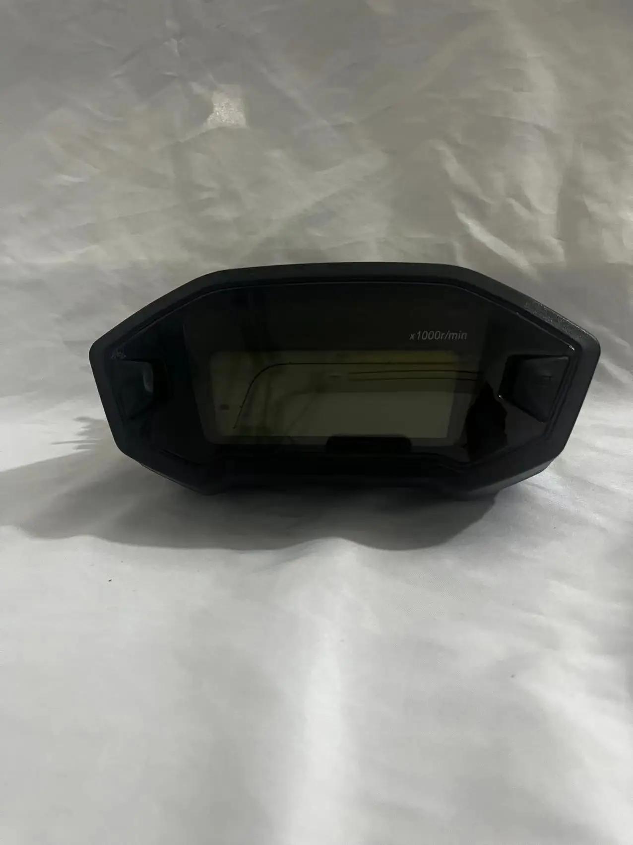 Universal Motorcycle Speedometer With 7 Colors Backlight Motorcycle Dashboard Adjust LCD Odometer Digital for 1 2 4 Cylinder