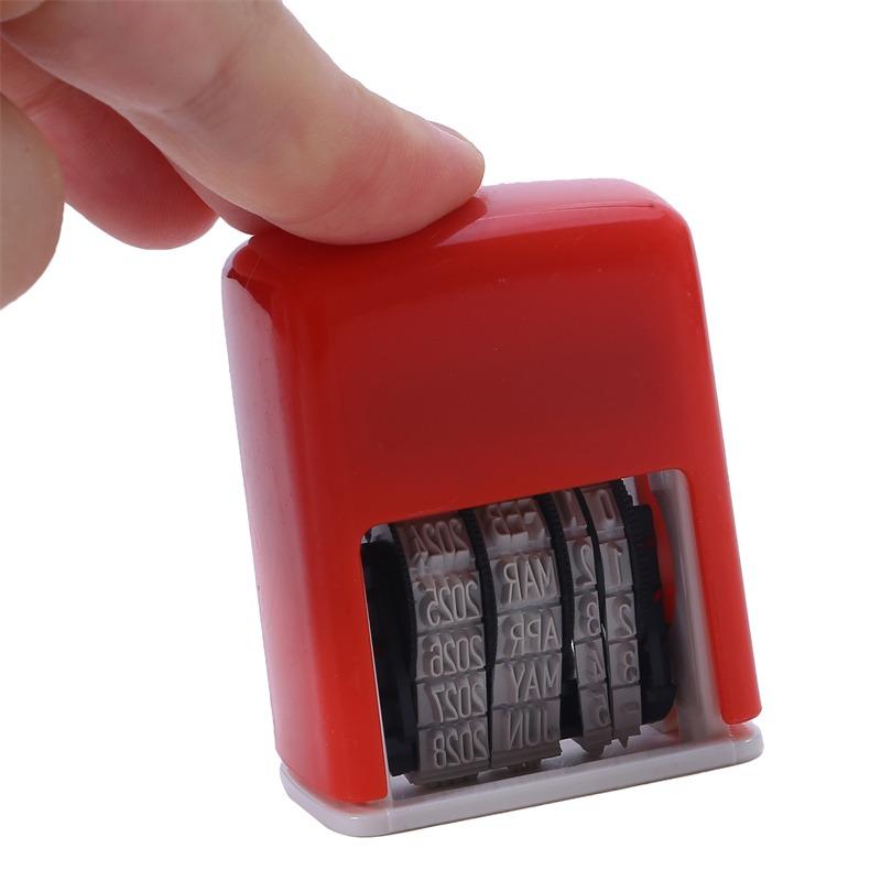 Reusable Practical DIY Hand Account Date Stamps ABS Adjustable Universal Office Supplies Self-Inking Tool For Student