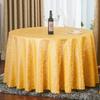 Dustproof Banquet Table Cover Luxurious Table Mat Jacquard Round Tablecloth  Home Decoration