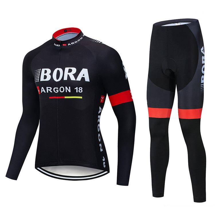 Cross-border bestseller: Spring and Autumn New Long Sleeve Long Pants, UV Protection Bicycle Sports Outdoor Cycling Wear Set Customization