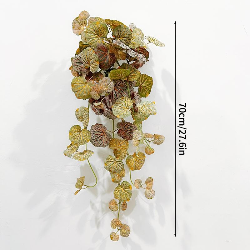 Green Leaf Artificial Plant Decoraitons Wall Yard Garden Ornament Table Decoration Desk Accessories Room Decor