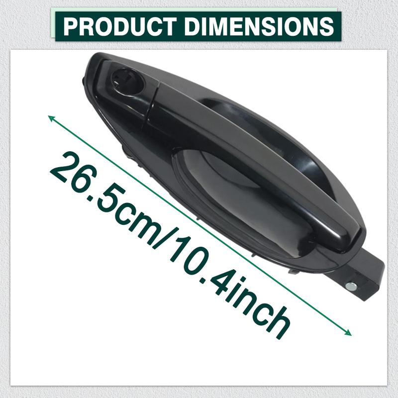 Exterior Door Handle Front Left /Right Black for Hyundai Tiburon 2003 2004 2005 2006 2007 2008 826502C000 826602C000 826502C010