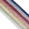 10yards 2mm 3mm Colored Rhinestone Chains Dense Fancy Chain For Garment Sewing Glass Rhinestone Cup Chain DIY Headwear Home Deco